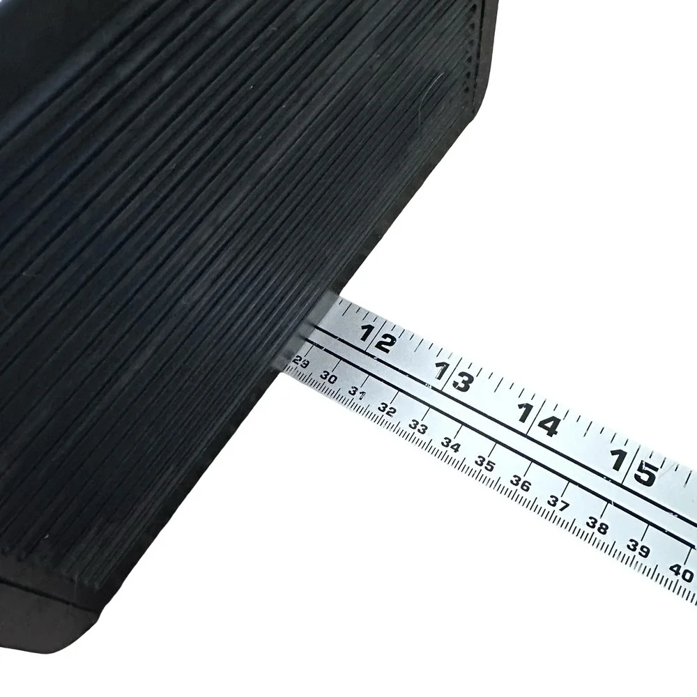 Openstock Black Plastic Double‎ Column 40 Cassette Storage Rack Stackable Media
